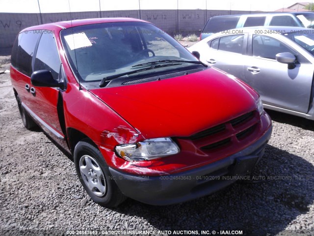 2B4FP25B9WR854010 - 1998 DODGE CARAVAN RED photo 6