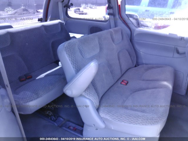 2B4FP25B9WR854010 - 1998 DODGE CARAVAN RED photo 8