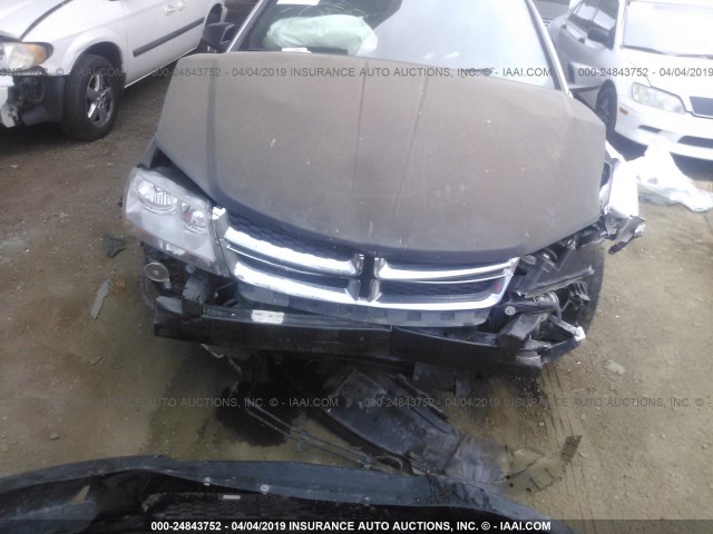 1B3BD4FB2BN520950 - 2011 DODGE AVENGER EXPRESS SILVER photo 6