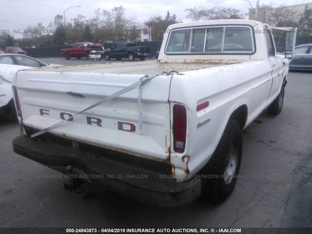 F35MRA57590 - 1976 FORD F350 WHITE photo 4