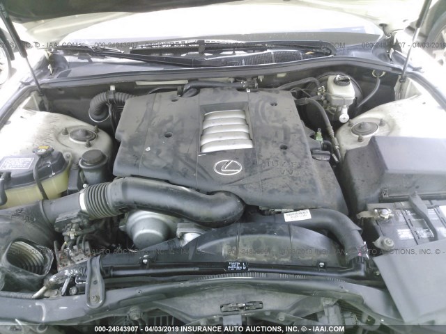 JT8BH28F7X0162576 - 1999 LEXUS LS 400 WHITE photo 10