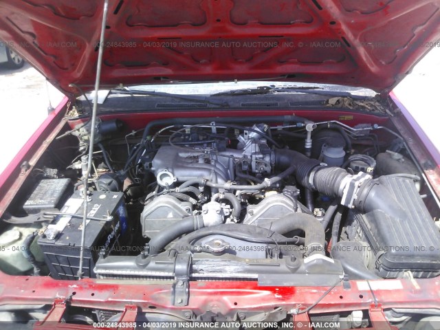 4S6CK58V6T4402710 - 1996 HONDA PASSPORT EX/LX 红色 照片 10