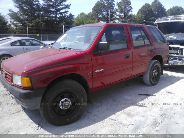 4S6CK58V6T4402710 - 1996 HONDA PASSPORT EX/LX 红色 照片 2