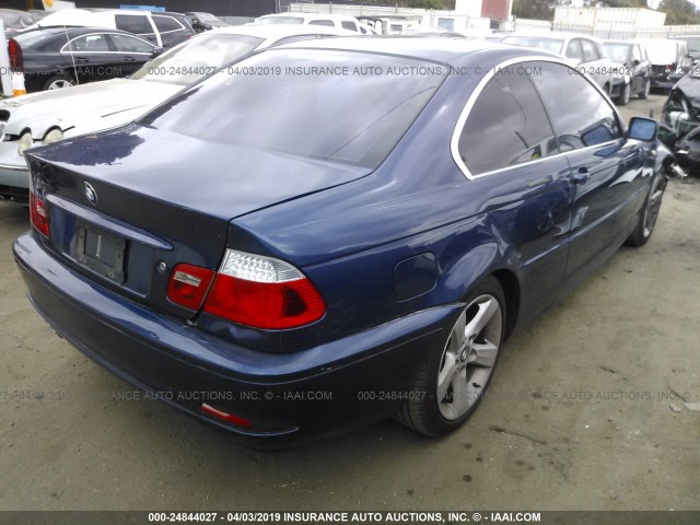 WBABD33444JY96345 - 2004 BMW 325 CI BLUE photo 4