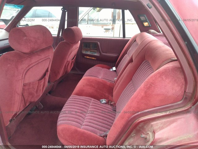 1G2HZ54C7JW278584 - 1988 PONTIAC BONNEVILLE SE RED photo 8