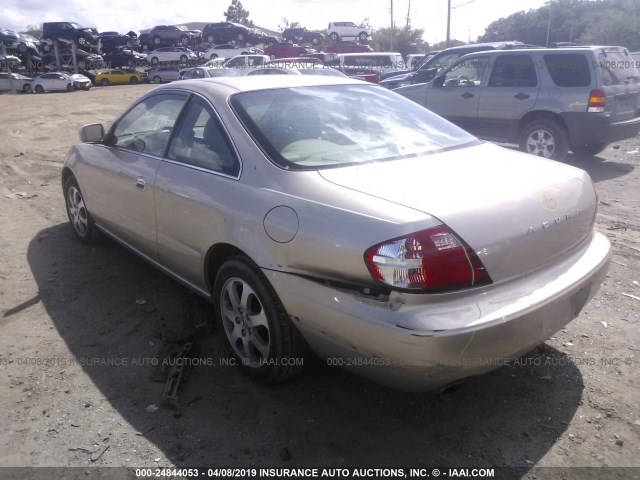 19UYA42441A004363 - 2001 ACURA 3.2CL GOLD photo 3