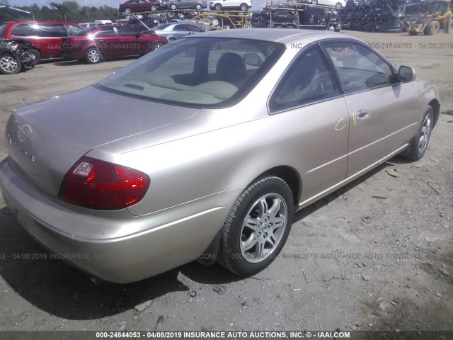 19UYA42441A004363 - 2001 ACURA 3.2CL GOLD photo 4