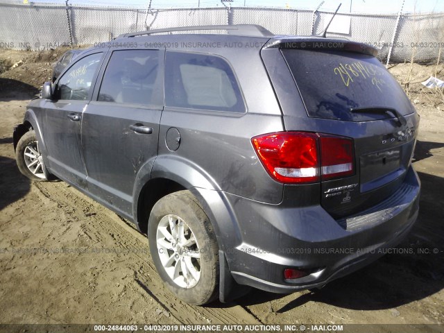 3C4PDDBG2GT226705 - 2016 DODGE JOURNEY SXT GRAY photo 3