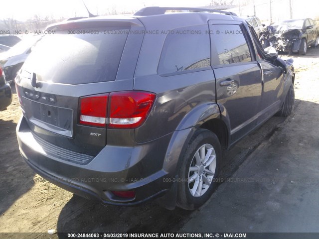 3C4PDDBG2GT226705 - 2016 DODGE JOURNEY SXT GRAY photo 4