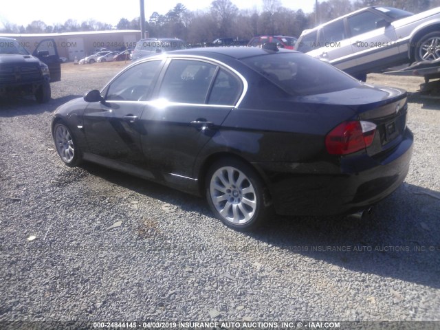 WBAVB33576KS32243 - 2006 BMW 330 I BLACK photo 3