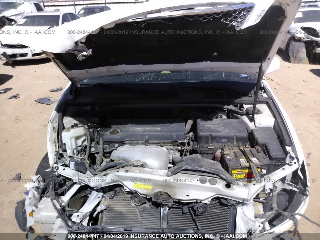 4T1BE32K95U582279 - 2005 TOYOTA CAMRY LE/XLE/SE WHITE photo 10