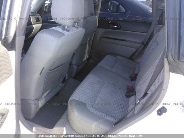 JF1SG65645H708948 - 2005 SUBARU FORESTER 2.5XS თეთრი ფოტო 8
