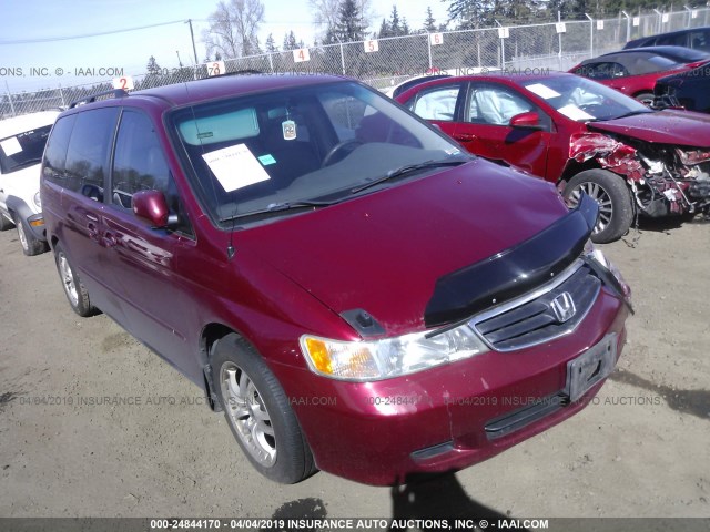 2HKRL18052H510990 - 2002 HONDA ODYSSEY EXL RED photo 1