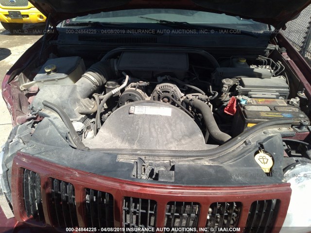 1J8GR48K07C582149 - 2007 JEEP GRAND CHEROKEE LAREDO/COLUMBIA/FREEDOM 红色 照片 10