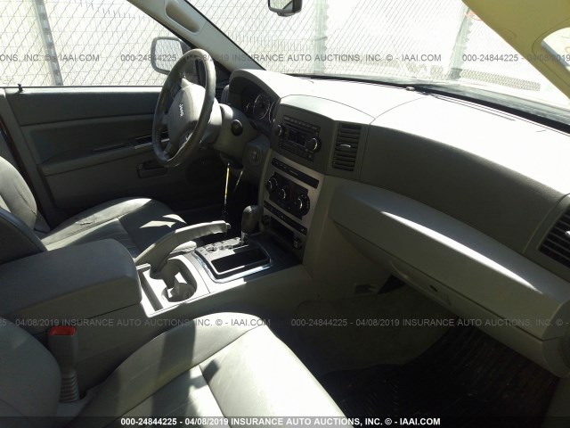 1J8GR48K07C582149 - 2007 JEEP GRAND CHEROKEE LAREDO/COLUMBIA/FREEDOM 红色 照片 5