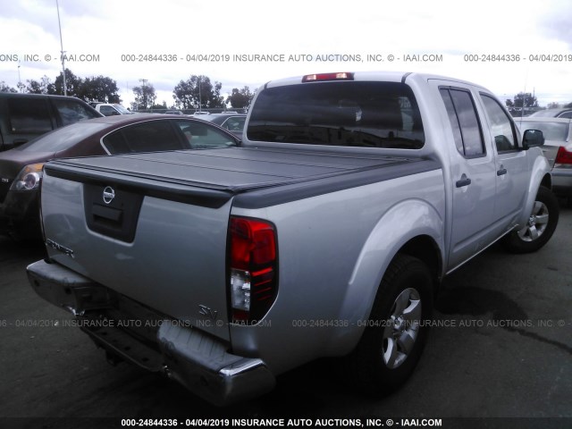 1N6AD0ER2DN757925 - 2013 NISSAN FRONTIER S/SV/SL/PRO-4X SILVER photo 4