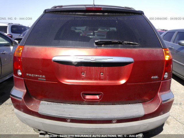 2A8GM68X47R149107 - 2007 CHRYSLER PACIFICA TOURING MAROON photo 6