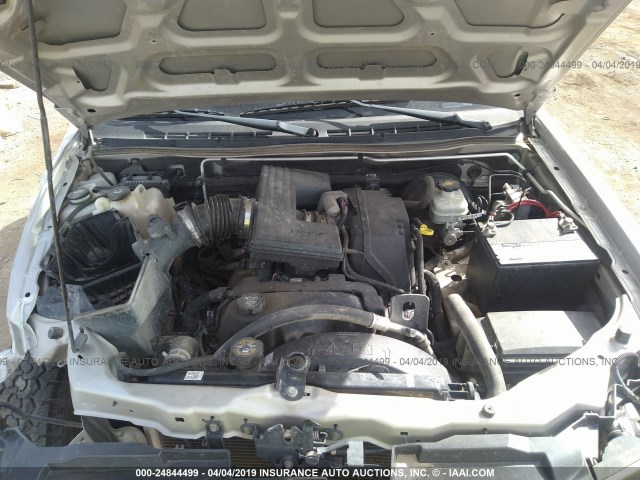 1GTDT136658151450 - 2005 GMC CANYON SILVER photo 10