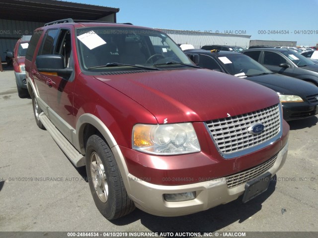 1FMFU17506LA55623 - 2006 FORD EXPEDITION EDDIE BAUER RED photo 1