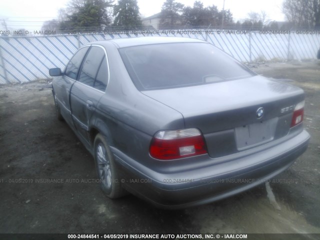 WBADT63413CK41138 - 2003 BMW 530 I AUTOMATIC GRAY photo 3