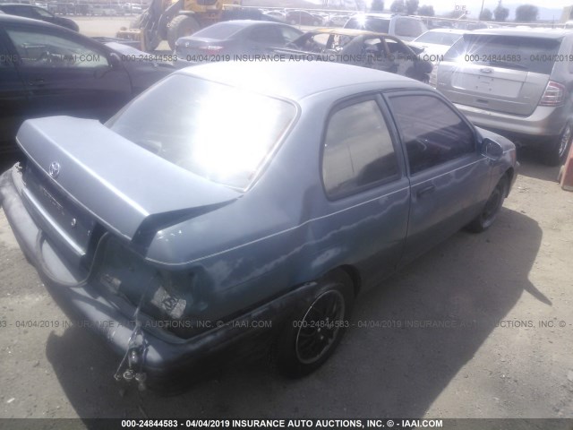 JT2EL46S8R0456668 - 1994 TOYOTA TERCEL STD BLUE photo 4