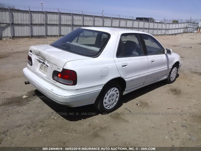 KMHJF33MXSU807040 - 1995 HYUNDAI ELANTRA GLS WHITE photo 4