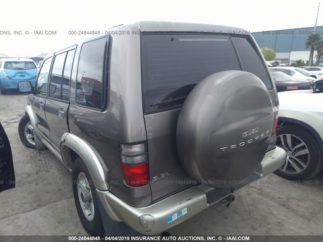 JACDJ58X5Y7J09844 - 2000 ISUZU TROOPER S/LS/LIMITED 灰色 照片 3