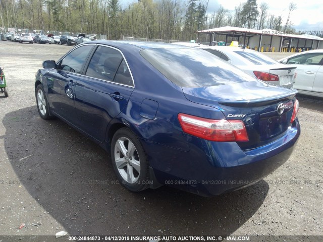 4T4BE46KX9R102634 - 2009 TOYOTA CAMRY SE/LE/XLE BLUE photo 3