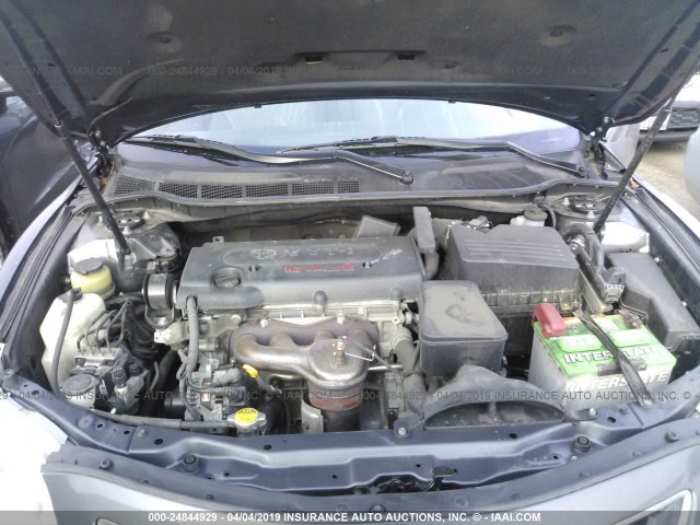 4T1BE46K59U310785 - 2009 TOYOTA CAMRY SE/LE/XLE GRAY photo 10