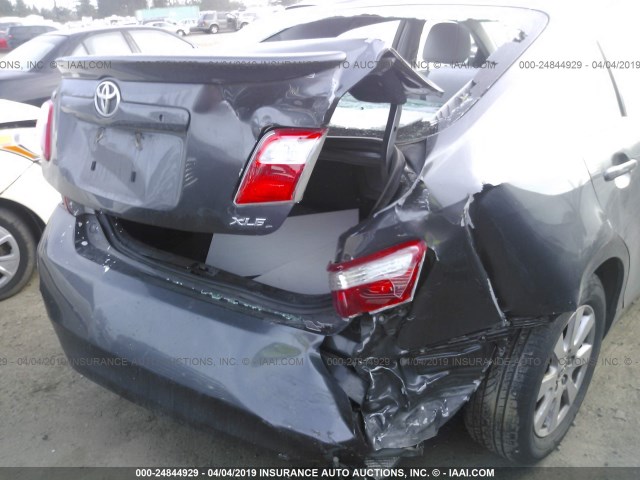 4T1BE46K59U310785 - 2009 TOYOTA CAMRY SE/LE/XLE GRAY photo 6