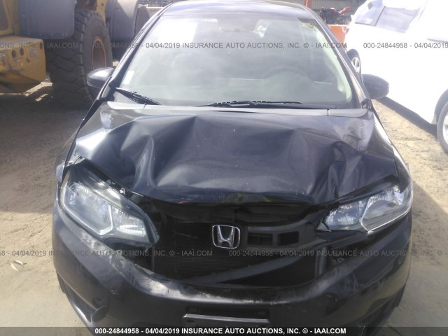 3HGGK5H51FM713079 - 2015 HONDA FIT LX BLACK photo 6