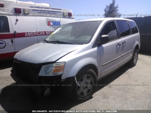 1D4HN11H78B183849 - 2008 DODGE GRAND CARAVAN C/V SILVER photo 2