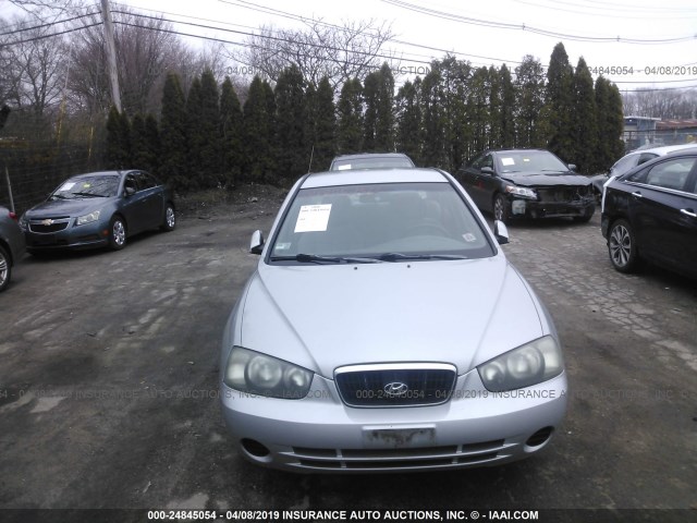 KMHDN45D93U535083 - 2003 HYUNDAI ELANTRA GLS/GT SILVER photo 6