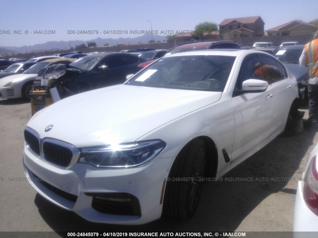 WBAJE7C30HWA03414 - 2017 BMW 540 XI WHITE photo 2