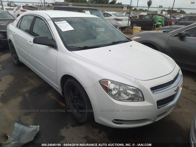 1G1ZG57B99F114329 - 2009 CHEVROLET MALIBU LS WHITE photo 1