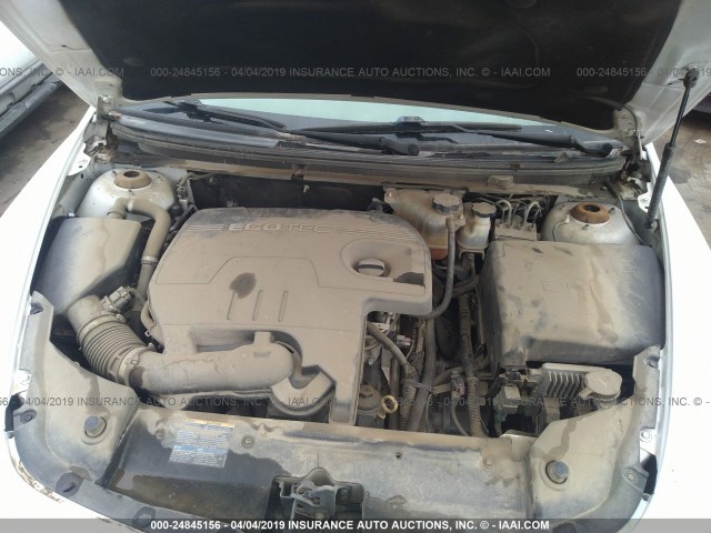 1G1ZG57B99F114329 - 2009 CHEVROLET MALIBU LS WHITE photo 10