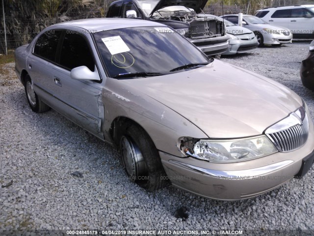 1LNFM97V7WY651510 - 1998 LINCOLN CONTINENTAL  GRAY photo 1