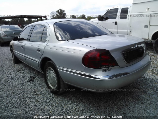 1LNFM97V7WY651510 - 1998 LINCOLN CONTINENTAL  GRAY photo 3