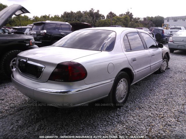 1LNFM97V7WY651510 - 1998 LINCOLN CONTINENTAL  Сұр фото 4