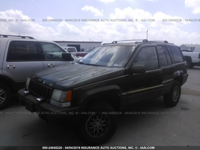 1J4GZ78Y2SC786404 - 1995 JEEP GRAND CHEROKEE LIMITED/ORVIS GREEN photo 2
