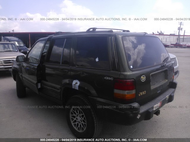 1J4GZ78Y2SC786404 - 1995 JEEP GRAND CHEROKEE LIMITED/ORVIS GREEN photo 3