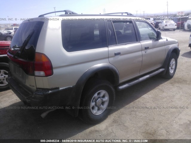 JA4LS31H9XP031563 - 1999 MITSUBISHI MONTERO SPORT LS/SPORT XLS BROWN photo 4