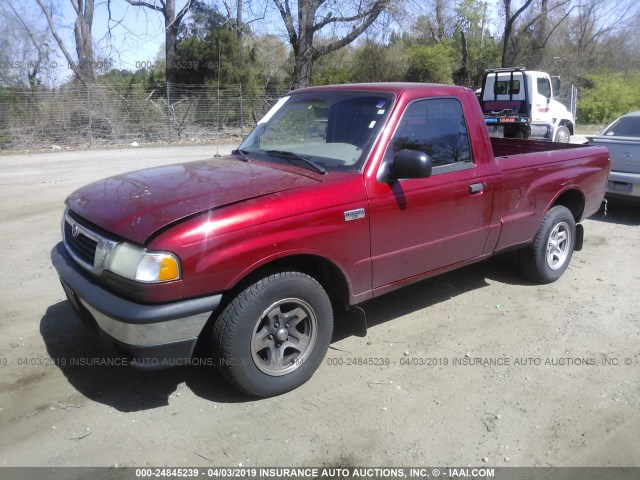 4F4YR12V0YTM29969 - 2000 MAZDA B3000 RED photo 2