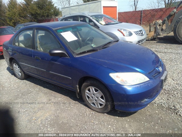 1HGES16364L004972 - 2004 HONDA CIVIC DX VP Mavi foto 1