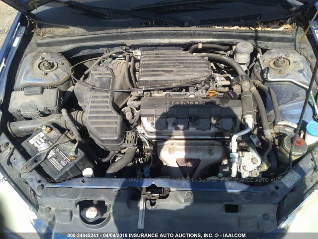 1HGES16364L004972 - 2004 HONDA CIVIC DX VP Mavi foto 10