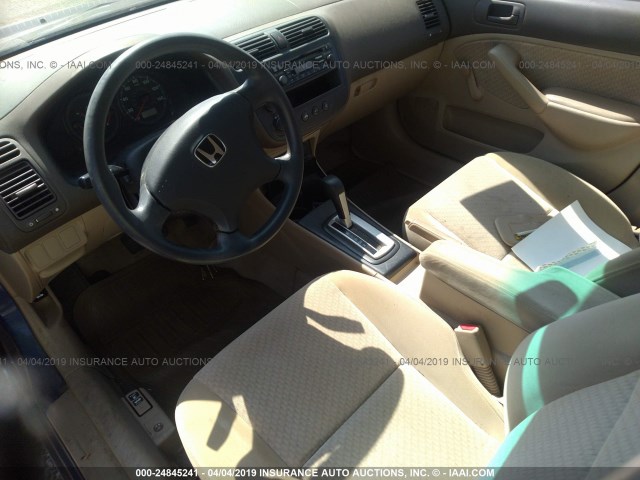 1HGES16364L004972 - 2004 HONDA CIVIC DX VP Mavi foto 5