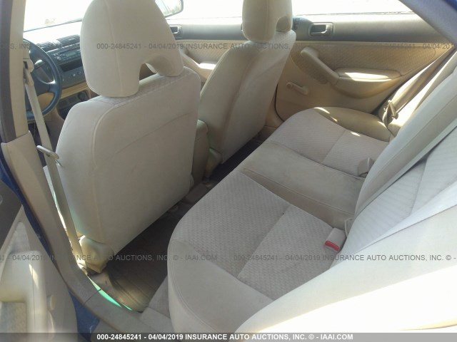 1HGES16364L004972 - 2004 HONDA CIVIC DX VP Mavi foto 8