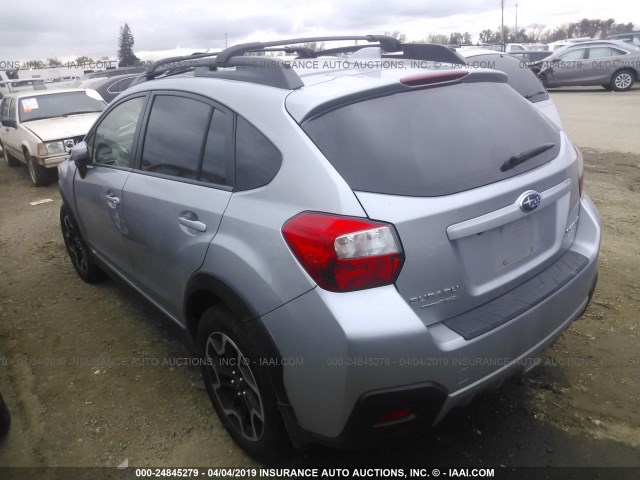 JF2GPALC4G8237383 - 2016 SUBARU CROSSTREK LIMITED SILVER photo 3