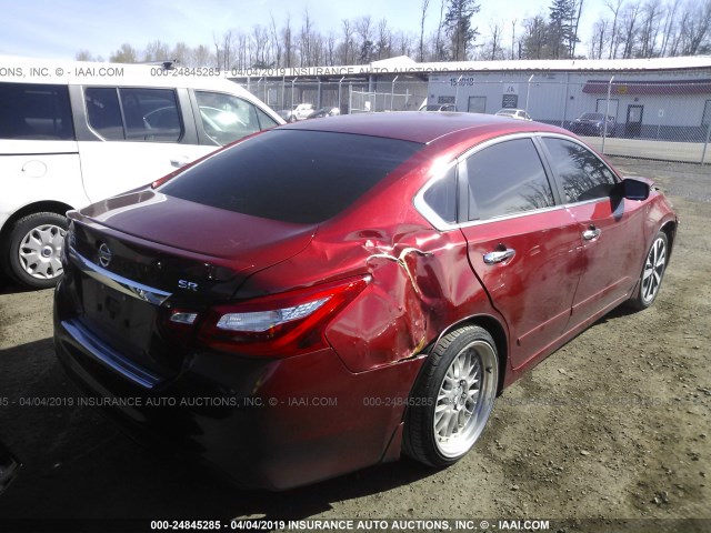 1N4AL3AP5GC267383 - 2016 NISSAN ALTIMA 2.5/S/SV/SL/SR RED photo 4