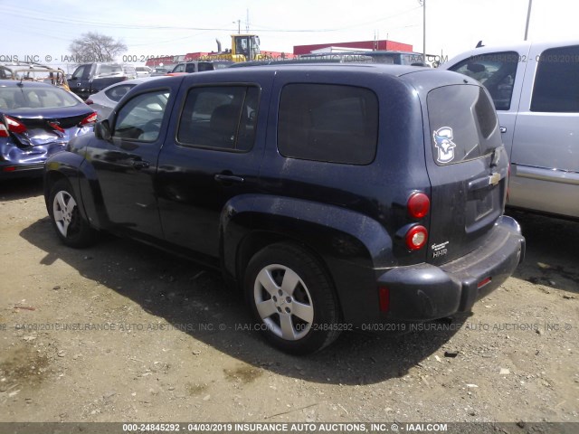 3GNDA33D58S594594 - 2008 CHEVROLET HHR LS Azul foto 2